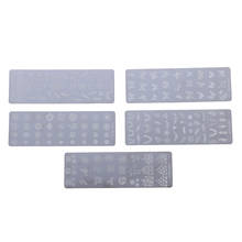1pc Nail Stamping Plates Flower Leaf Geometry Animals Image Stamp Templates Manicure Print Stencil Tools 2024 - buy cheap
