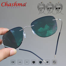 Titanium Transition Aviation Sunglasses Photochromic Reading Glasses Rimless Eyeglasses Men with Diopters 2024 - buy cheap