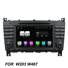 Radio con GPS para coche, reproductor con Android 9,0, 2GB de RAM, DVD, Wifi, 4G, RDS, sintonizador, para Benz W203, W467, W209, W219, TDA7851 2024 - compra barato