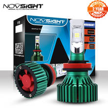 NOVSIGHT H11 Car LED Headlights H8 H9 60W 16000LM Driving Fog Car Lights Bulbs Single Beam Fog Lamps 6500K D45 2024 - buy cheap