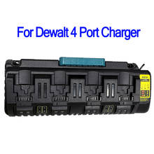 DCB104 Newest Li-Ion Battery Charger For Dewalt 4-Port 3A 12V 14.4V 18V Dcb101 Dcb200 Dcb140 Dcb118 Dcb205 Freeshipping 2024 - buy cheap