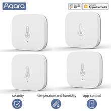 Aqara-Sensor inteligente de temperatura, termostato wifi, presión de aire, temperatura, humedad, sensor Zigbee, aplicación para casa inteligente 2024 - compra barato