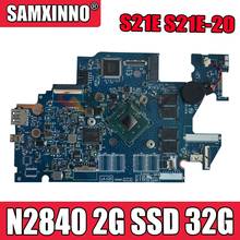 For Lenovo S21E S21E-20 AIZ30 LA-C251P Laptop Motherboard Tablet Motherboard CPU N2840 2G SSD 32G 100% Test OK 2024 - buy cheap