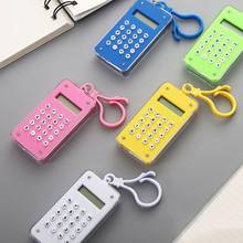 Candy Color Mini Standard Function Calculator 8-digit Display with Hanging Buckle & Maze Diagram Student Electronic Calculator 2024 - buy cheap