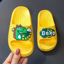 Zapatillas de verano con dibujos de animales para niños, chanclas para el hogar, zapatos de baño, 2021 2024 - compra barato
