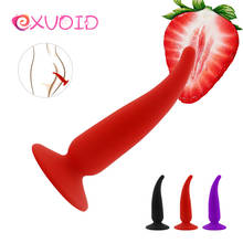 EXVOID-consolador con ventosa para adultos, Juguetes sexuales para parejas, Vagina, masajeador de pene, punto G, tapón Anal de silicona 2024 - compra barato