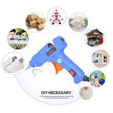 20W Hot Melt Glue Gun Hot Melt Glue Machine Multifunctional Industrial Household DIY Glue Gun with Switch Button Blue HJ005 2024 - buy cheap