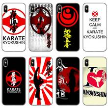 Oyama Kyokushin каратэ чехол для iPhone 11 Pro XS Max XR X 8 7 6 6S Plus 5 5S SE 4S 4 iPod Touch чехол 2024 - купить недорого