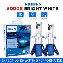 Philips-lâmpadas led para farol de carro, 12v, h4, h11, h16 (jp), hb3, hb4, 9005, 9012, hir2, 6000k, luz de neblina, diodo 2024 - compre barato
