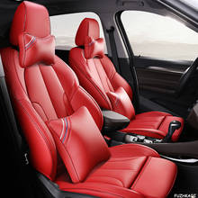 FUZHKAQI Custom Leather car seat cover set For Volvo S80 XC60 S60 C30 S90 C70 V60 V40 XC90 XC40 S40 XC Classic Automobiles Seats 2024 - buy cheap
