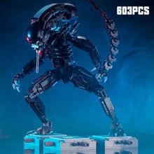 MOC-27578 Movie Series Aliens Vs Predator Mech Model Building Blocks Bricks Compatible star MOC wars Toys Children Gift 2024 - buy cheap