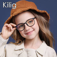 New Blue Light Blocking Glasses Children Optical Frame Transparent Eyeglasses Filter Reduces Digital Eye Strain Gaming UV400 2024 - buy cheap