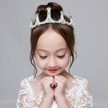 Tiara de corona para niños, diadema de princesa para niña, diadema de diamantes de imitación, regalo de cumpleaños, vestido, accesorios para niños 2024 - compra barato