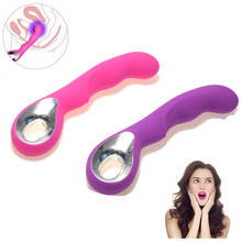 Vibrador de 10 velocidades de silicone, vibrador recarregável por usb, à prova d 'água, massageador do ponto g, poderoso vibrador erótico para clitóris, brinquedo sexual para as mulheres 2024 - compre barato