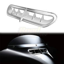 Moto Front Plastic Chrome Fairing Vent Accent For Harley Touring & Trike 2014-2020 Outer Electra Street Glide Trike Glide Ultra 2024 - buy cheap