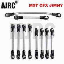 1set Titanium alloy Steering Pull Rod w/TRAXXAS #5347 Ball Joint Chassis Linkage Rod End GAX0131TA/TB for CFX MST JIMNY RC Cars 2024 - buy cheap