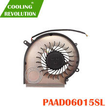 Ventilador de refrigeración, accesorio para MSI GE62 GE72 GP70 PE60 GL62 GL72 GPU PAAD060 15L 3pin 0.55A N302 2024 - compra barato