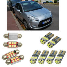 Interior led Car lights For citroen c3 mk2 sc hatchback picasso minivan dome bulbs for cars License Plate Light 12pc 2024 - buy cheap
