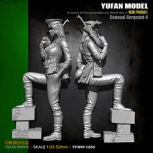 Yufan-modelo 1/35 de resina, kits de modelos, figura incolora y autoensamblada, YFWW35-1860 2024 - compra barato