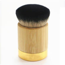 1pc Bamboo Handle Portable Foundation Makeup Brush Cosmetic Powder Blush Travel Brush Tool 2024 - buy cheap