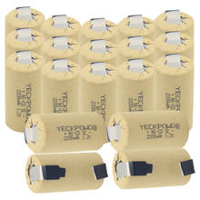 Yeckpofo-batería recargable tipo C para herramientas eléctricas, pila de 2200mah, 1,2 V, AKKUS, para makita, dewalt, bosch, nicd 2024 - compra barato