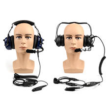 Artudatech Heavy Duty Noise-Reduction Headset For Motorola GP328 GP340 GP 328 340 Walkie Talkie Accessories 2024 - buy cheap
