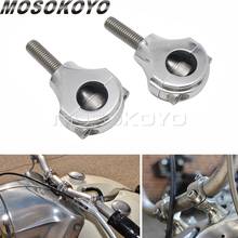 Levantadores para guidão justo 1 "25mm, modelo retrô, cabo grosso, suporte para barra de 1.5", para harley chopper, cafe racer 2024 - compre barato