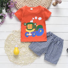 Baby boys Clothing Set Summer Fashion Cotton Short Sleeve T-shirt +Shorts 2pcs Kids Outfits For Boys Tracksuit clothes 1-2-3-4Y 2024 - buy cheap