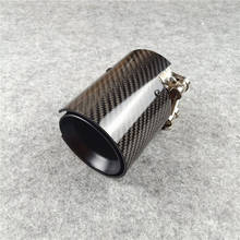 Glossy Black Carbon Fiber Stainless Steel Muffler Tip For F87 F80 F82 M135i M335i M340i M235i M240i Tail throat Car Exhaust tip 2024 - buy cheap