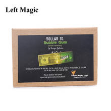 Dollar to Bubble Gum - Magic Tricks Gum Magic Funny Close Up Satge Magia Mentalism Illusion Gimmick Props Professional Magicians 2024 - buy cheap