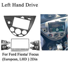 Panel envolvente de instalación de Radio de coche, doble Din, para Ford Focus MK1/Fiesta LHD, Kit de placa de Fascia de montaje de Panel Interior 2024 - compra barato