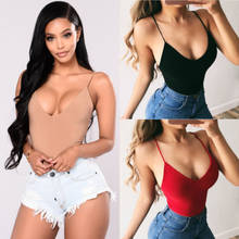 New trendy solid Women Sexy Summer Casual Sleeveless backless  Plain Spaghetti Strappy Tank Top Vest  Crop Tops S-XL 2024 - buy cheap