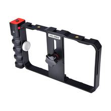 Handheld Video stabilizer for phone CageHandheld Stabilizer Phones Grip Tripod Mount Stand Filmmaking 2024 - buy cheap