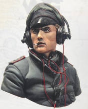 Modelo de resina 1/10, kit de montagem de tanque de busto, comando do exército 2024 - compre barato