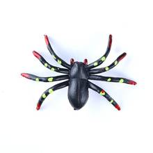 Mini modelo de araña de simulación para niños, juguete de Halloween, broma divertida, accesorios realistas, araña falsa de plástico, juguetes de miedo 2024 - compra barato
