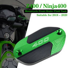 For KAWASAKI NINJA400 NINJA 400 Z400 Z 400 2018 2019 2020 Motorcycle Accessories CNC Front Brake Fluid Reservoir Tank Cover Cap 2024 - buy cheap
