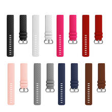 Correa de silicona para reloj inteligente Fitbit Charge 3/Fitbit Charge 4, correa de repuesto ajustable para pulsera, talla L 2024 - compra barato