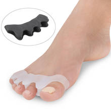 1 Pair  Five toe separator/splitter  relieve foot pressure soft corrector foot care for men and wemon 2024 - buy cheap