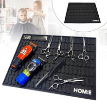 Mat for Hair Styling Tools Tray for Hair Straightener Salon Non-Slip Hairdresser Tool Pad Soft Anti-Skid Mat Cushion For Barber 2024 - buy cheap