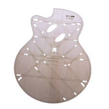 Modelo de corpo de marcação de madeira para guitarra, modelo de corpo de canto sj de 41 polegadas para material de fabricação de guitarra 2024 - compre barato