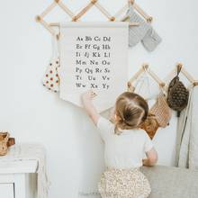 Kids Room Wall Banner Home Decoration Ornament Nordic  Photography Props Hanging Canvas Pennant O28 20 Dropship 2024 - buy cheap