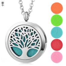 316L Stainless Steel Aromatherapy Essential Oils Diffuser Pendant Necklace Locket Pendant Free with 5pcs Cotton Pads ACCESSORI 2024 - buy cheap