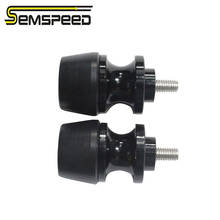 Cnc parafusos para motocicleta, 6mm 8mm, quadro deslizante, carretel de braço oscilante para triumph daytona 675 1998-2006 street triplo/r 2010-2019 2024 - compre barato