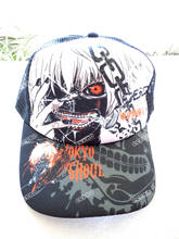 Аниме Токийский Гуль канеки Кен бейсбольная кепка Красочные печати мужская летняя сетчатая шляпа 2024 - купить недорого