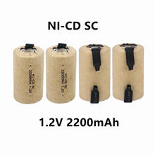 Akkumulator-bateria recarregável de 100% v, 1.2 mah, nicd, ferramentas elétricas, bateria sc, 2200 novo 2024 - compre barato