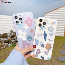 Tobebest Flower Soft Phone Cases for iPhone 12 11 Pro Max X XS XR 7 8 Plus SE2020 12mini Case Cover ins Popular 2024 - buy cheap