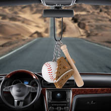 Bemost Car Pendant Ornaments Baseball Gloves Bat Hanging Auto Interior Rear View Mirror Decoration Dangle Trim Accessory gifts 2024 - buy cheap