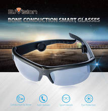 Гарнитура Vision 6B, солнцезащитные очки с Bluetooth, Музыкальный Микрофон, открытая Гарнитура костной проводимости с 3 линзами разных цветов 2024 - купить недорого