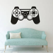 Pegatina de vinilo extraíble para mando de juegos, póster de pared para habitación de niños, pegatina de pared para mando de Playstation, decoración del hogar, 3414 2024 - compra barato