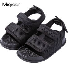 Summer Children's Sandals Breathable Air Mesh Soft Bottom Anti-slip Kids Sandals Boys Girls Fashion Velcro Beach Casual Shoes 2024 - buy cheap